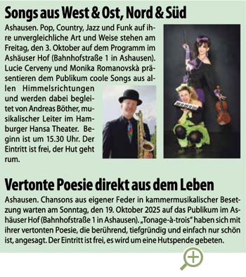 Unser Stelle Ashäuser Hof Anzeige